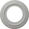 Ekena Millwork Claremont Ceiling Medallion (Fits Canopies up to 7"), 10 5/8"OD x 5 3/4"ID x 1/2"P, Frost CM10CLFRF - alternate 1